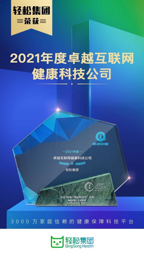 資訊 業(yè)務(wù)發(fā)展與社會責(zé)任雙行，輕松集團(tuán)當(dāng)選年度卓越互聯(lián)網(wǎng)健康科技公司